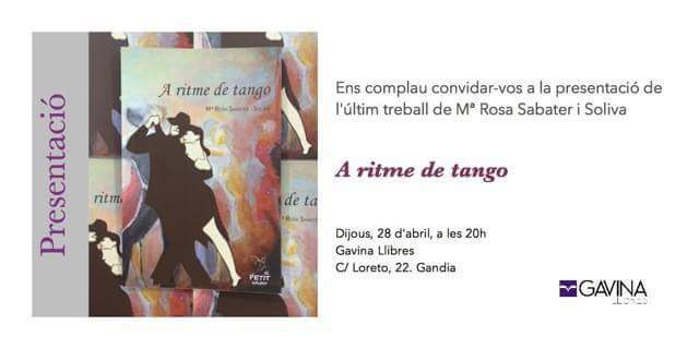 Maria Rosa Sabater presenta nou poemari a la llibreria La Gavina de Gandia (dijous 28 d’abril, 20 h)