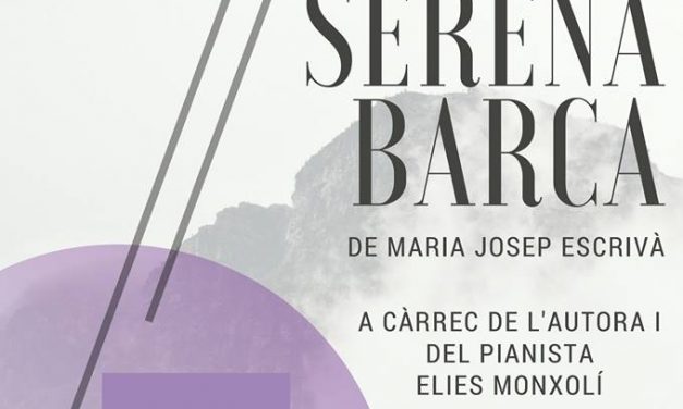 Recital poètic i musical a partir de “Serena barca”, de Maria Josep Escrivà (Casa Museu Segrelles, Albaida, 11 de març, 19.00 h)