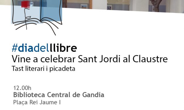Vine al Claustre per Sant Jordi