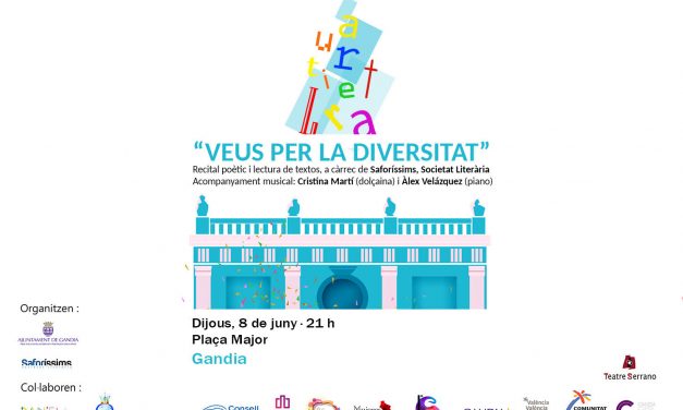 “Veus per la Diversitat”, al II Orgull Gandia, del 5 al 10 de juny