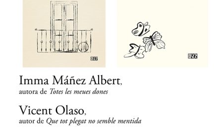 Imma Máñez Albert i Vicent Olaso presenten poemaris a la llibreria Ambra de Gandia (9 de novembre, a les 20 h)
