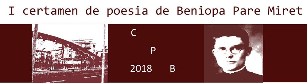 Es convoca el I Certamen de Poesia de Beniopa Pare Miret (BASES)