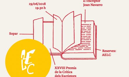 Els XXVIII Premis de la Crítica dels Escriptors Valencians homenatgen Joan Navarro