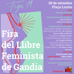 ACTIVITATS CULTURALS DE LA FIRA DEL LLIBRE FEMINISTA A GANDIA